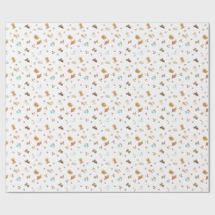 Puppy Love Seamless Pattern   Playful Dogs, Paw Pr Wrapping Paper