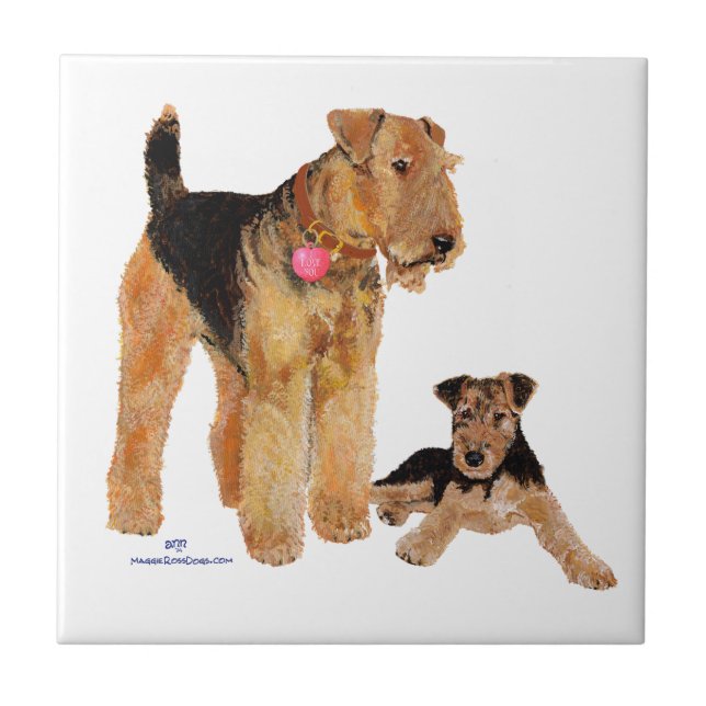 Puppy Love Valentine Tile (Front)