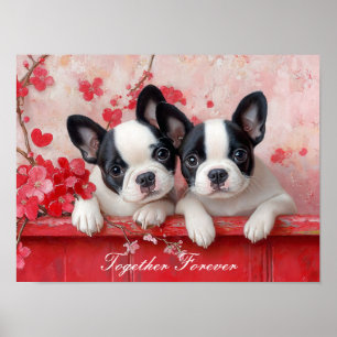 Puppy Love. with Customizable Text Poster