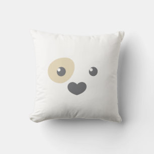 Puppy lovely throw pillow