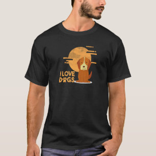 Puppy Lover I Love Dog Animal Rescue Pet Owner Dog T-Shirt