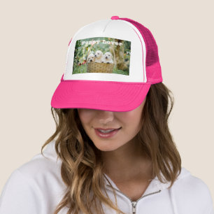Puppy Lover Photo Printed Trucker Hats - Caps