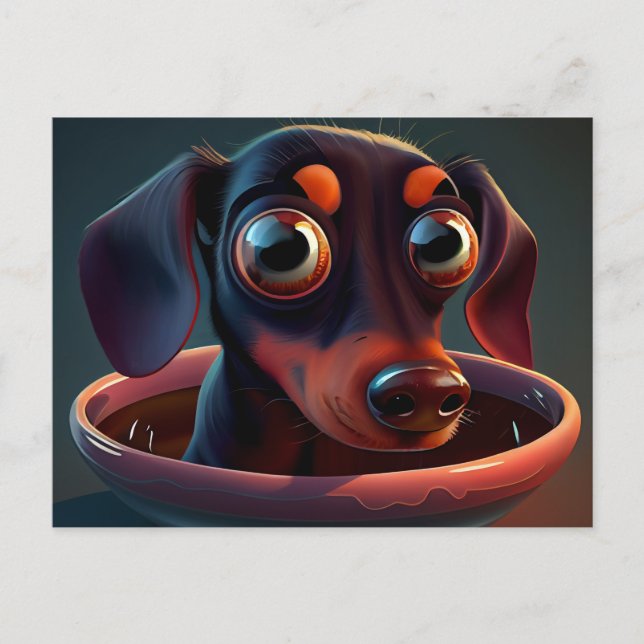 Puppy Miscellaneous Postcards (Front)