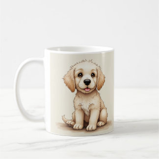 puppy mug(golden retriever) coffee mug