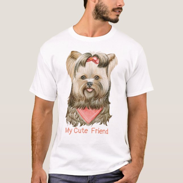 Puppy my Cute Friend T-Shirt (Front)