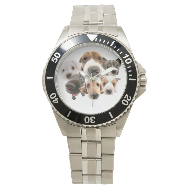 Puppy Noses Wrist Watch (Front)