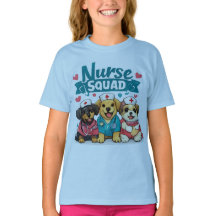 Puppy Nursing Crew Funny Nurse Dog T-Shirt