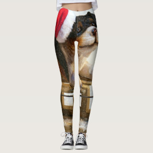 Puppy on a Sled Leggings
