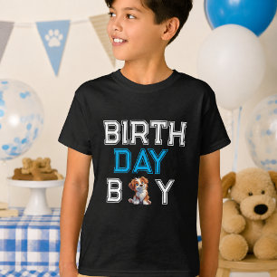 Puppy Party Birthday   Cute Kids Dog T-Shirt