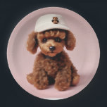 Puppy Party Pop” – Helium Balloon Paper Plate<br><div class="desc">Float into fun with this lovable helium balloon featuring a wide-eyed,  tail-wagging puppy ready to steal the show! Whether it’s wearing a birthday hat,  cuddling a heart,  or chasing a ball,  this pup brings playful charm and instant smiles to any event.</div>