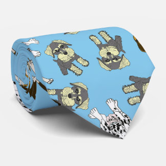 Puppy Pattern Tie