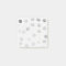 Puppy Paw Prints Sticky Notes Black and White