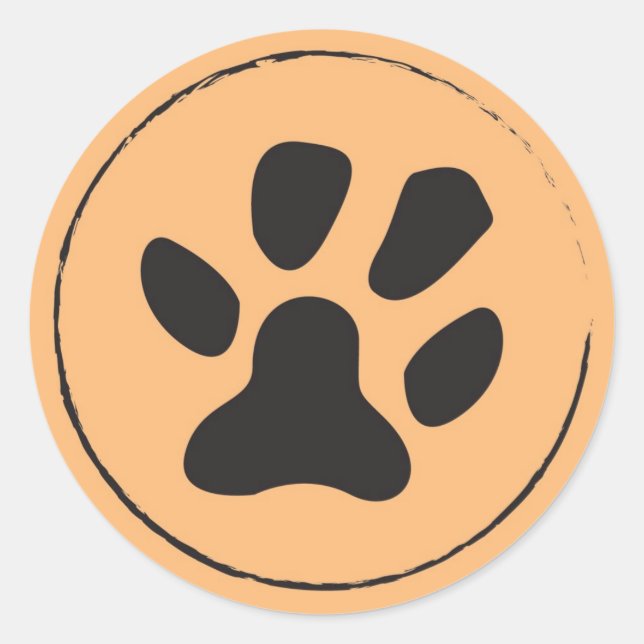 Puppy Paw Sticker (Front)