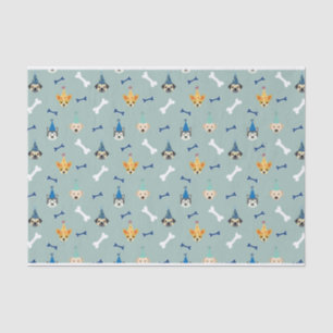 Puppy Paw-ty, Dog Birthday Party, Party Hat Tissue Paper