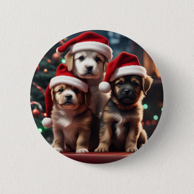 Puppy Paws Button (Front)