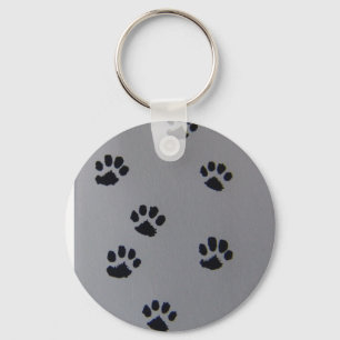 Puppy Paws Keychain