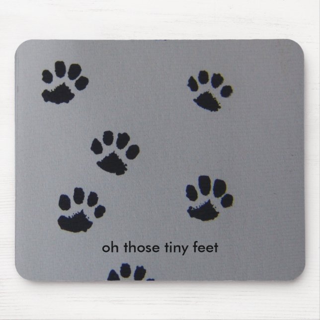 puppy Paws Mouse Pad (Front)