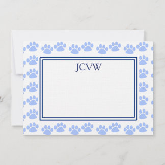 Puppy Paws Note Card