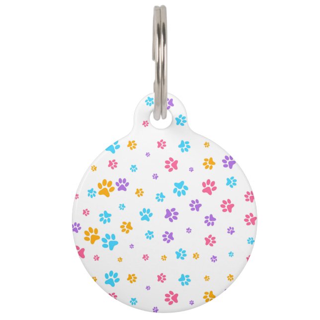 Puppy Paws  Pet Tag (Front)