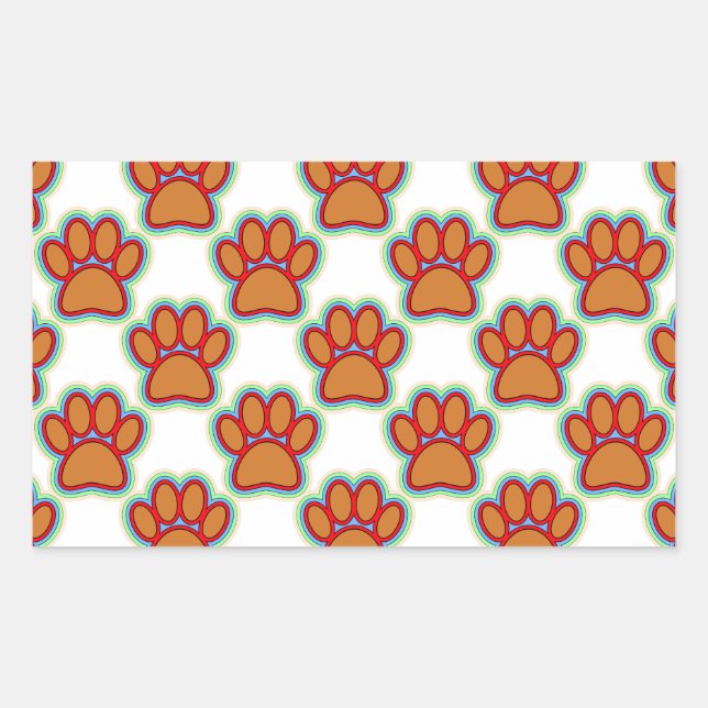 Puppy Paws Sticker (Front)