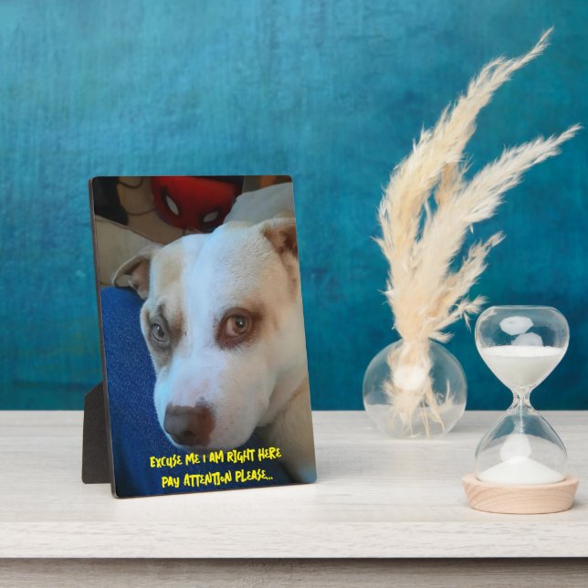 Puppy Pedestal Sign Plaque (Side)