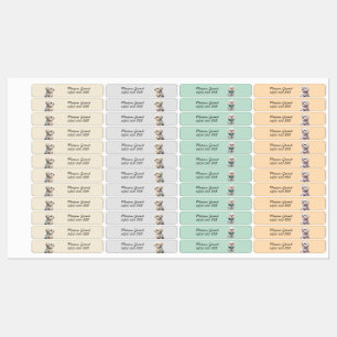 puppy personalized name & phone number iron-on