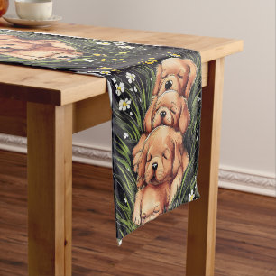 Puppy Pile Table Runner