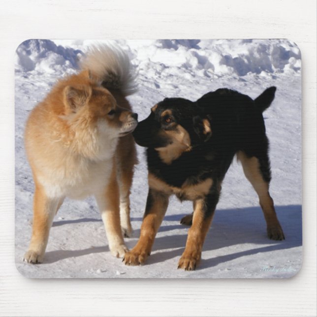 Puppy play mouse pad (Front)