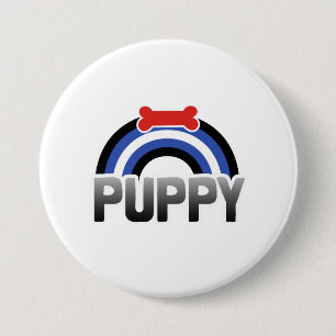 Puppy Play Pride 3 Inch Round Button