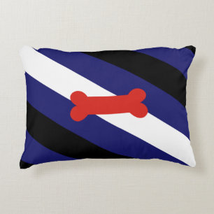 Puppy Play Pride Flag Accent Pillow