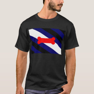 Puppy Play Pride Flag Men's Basic Dark T-Shirt