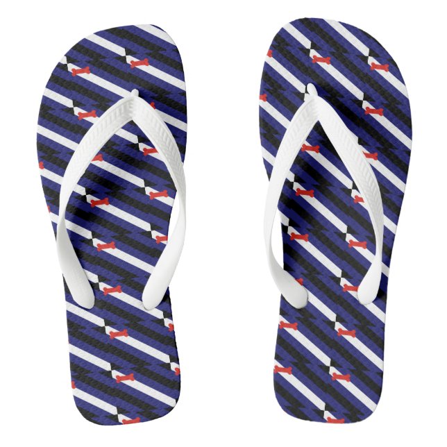 Puppy Play Pride Flip Flops (Footbed)