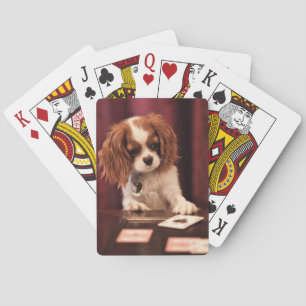Puppy Plays Cards