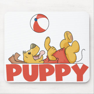 Puppy Plays  Mouse Pad