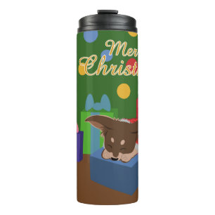 Puppy Present Thermal Tumbler