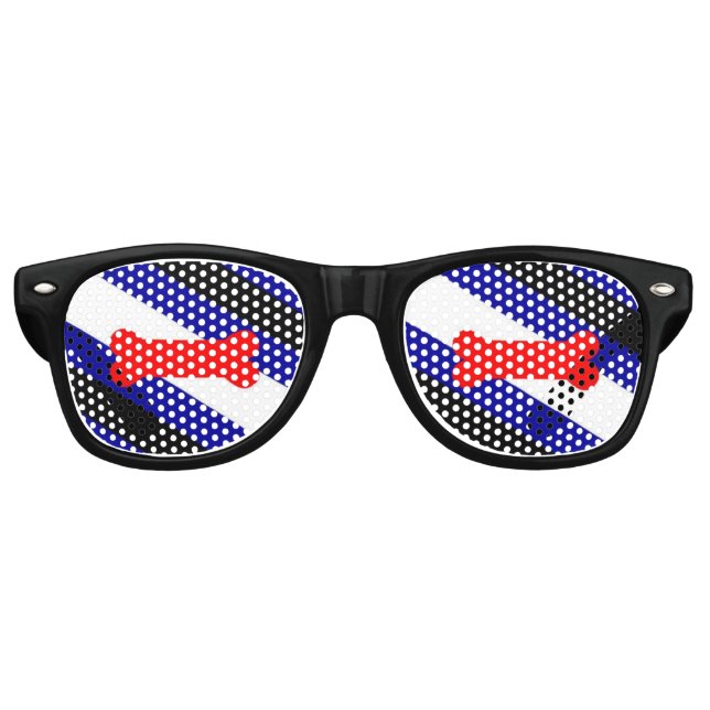 Puppy Pride Drapeau Lunettes de soleil (Devant)