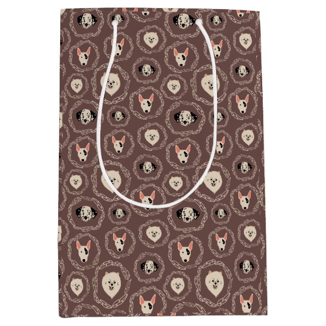 Puppy Print Gift Bag (Front)