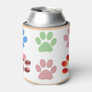 Puppy Prints Can Cooler