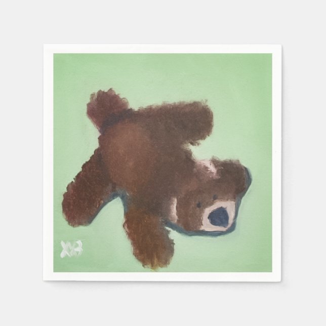 Puppy’s Plush Toy Napkin (Front)