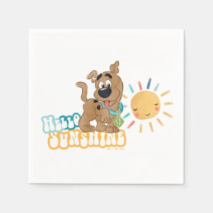 Puppy Scooby-Doo "Hello Sunshine" Napkin
