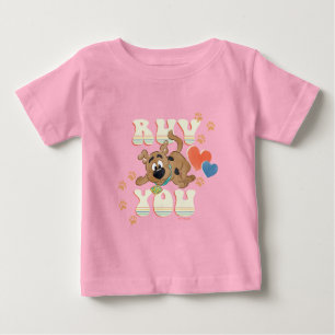 Puppy Scooby-Doo "Ruv You" Baby T-Shirt