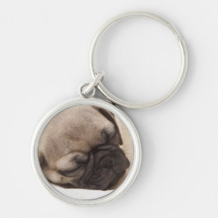 Puppy Soundly Sleeping Keychain