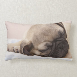 Puppy Soundly Sleeping Lumbar Pillow