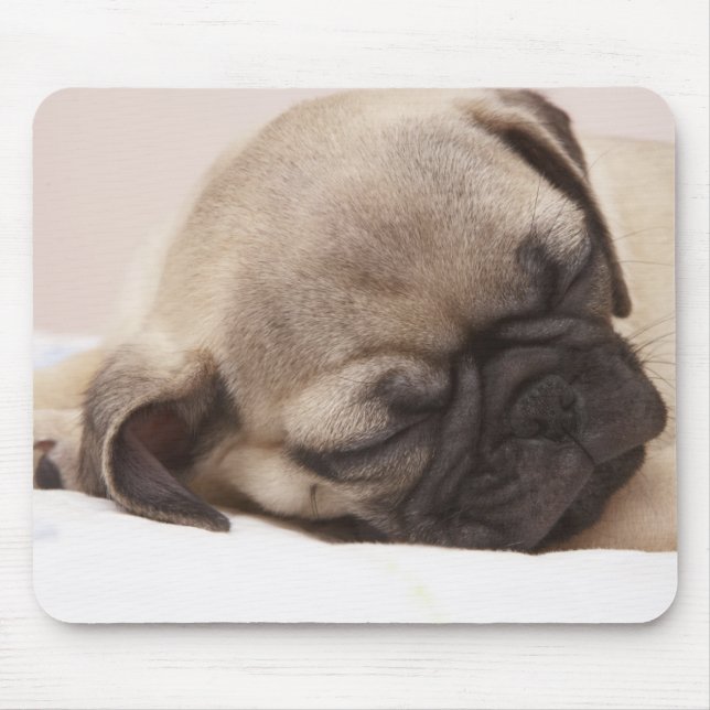 Puppy Soundly Sleeping Mouse Pad (Front)