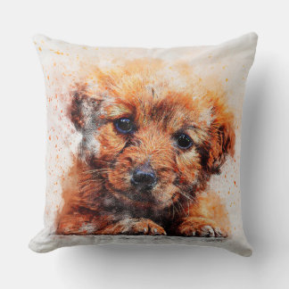 Puppy Throw Pillow