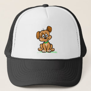 Puppy Tilt Trucker Hat