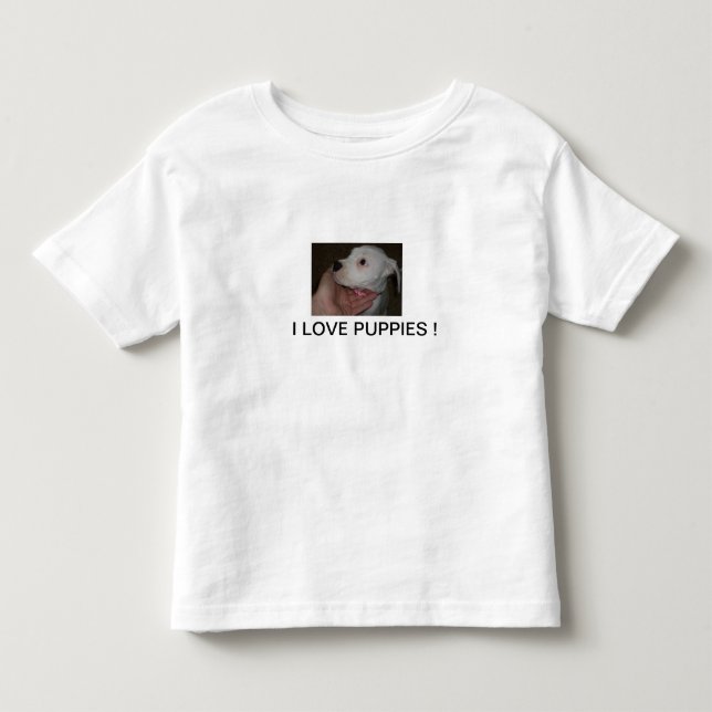 Puppy Toddler tee shirt (Front)