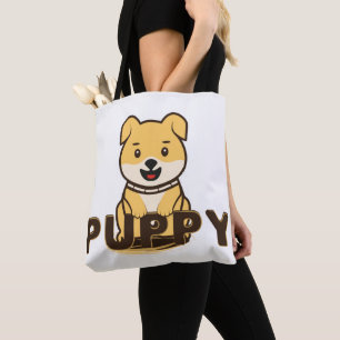 Puppy Tote Bag