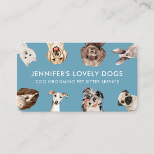 Puppy Visit Service Business Card
