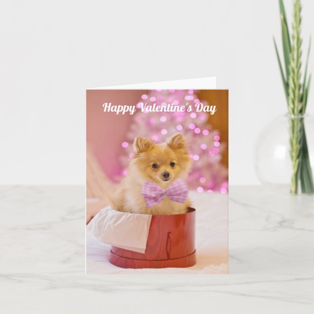 Puppy with Bowtie Card (Front)